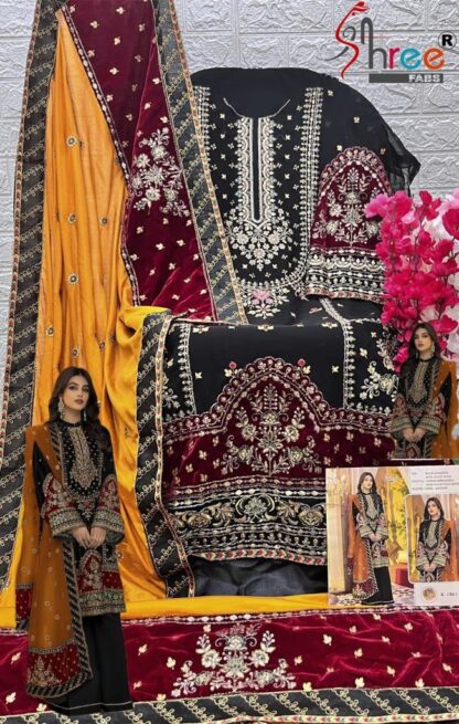 SHREE FABS K 1861 PAKISTANI SUITS LATEST COLLECTION