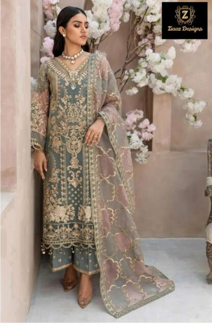 ZIAAZ DESIGNS 423 A PAKISTANI SUITS ONLINE SHOPPING IN INDIA