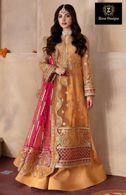 ZIAAZ DESIGNS 428 A PAKISTANI SALWAR KAMEEZ ONLINE