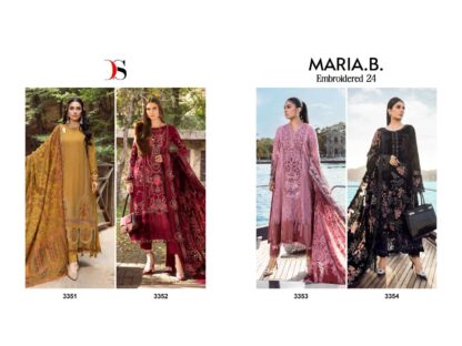 DEEPSY MARIAB EMBROIDERED 24 3351 PAKISTANI SUITS ONLINE WHOLESALER