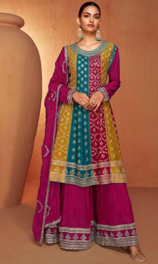 THE LIBAS 1147 PARTY WEAR PALZO SUITS FOR WOMENTHE LIBAS 1147 PARTY WEAR PALZO SUITS FOR WOMEN