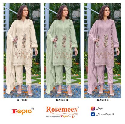 FEPIC ROSEMEEN C 1630 PAKISTANI SUITS ONLINE SHOPPING