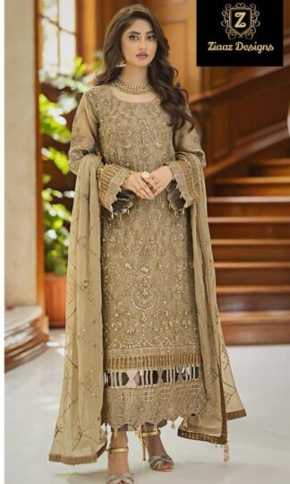 ZIAAZ DESIGNS 409 SEMI STITCHED PAKISTANI SUITS AT BEST PRICEZIAAZ DESIGNS 409 SEMI STITCHED PAKISTANI SUITS AT BEST PRICE