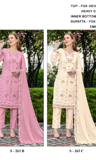 SERINE S 263 A TO 263 D PAKISTANI SUITS MANUFACTURER IN SURATSERINE S 263 A TO 263 D PAKISTANI SUITS MANUFACTURER IN SURAT