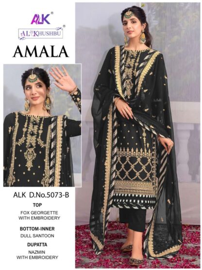 AL KHUSHBU AMALA-VOL-1 ALK 5043 B PAKISTANI SUITS MANUFACTURER