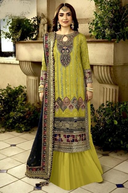 ANAMSA 429 B SEMI STITCHED PAKISTANI SALWAR KAMEEZ ONLINE