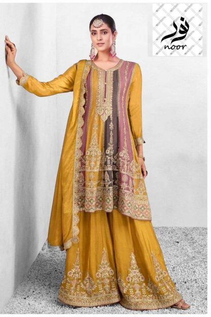 NOOR 1002 B PREMIUM DESIGNER TOP PLAZZO & DUPATTA SET ONLINE