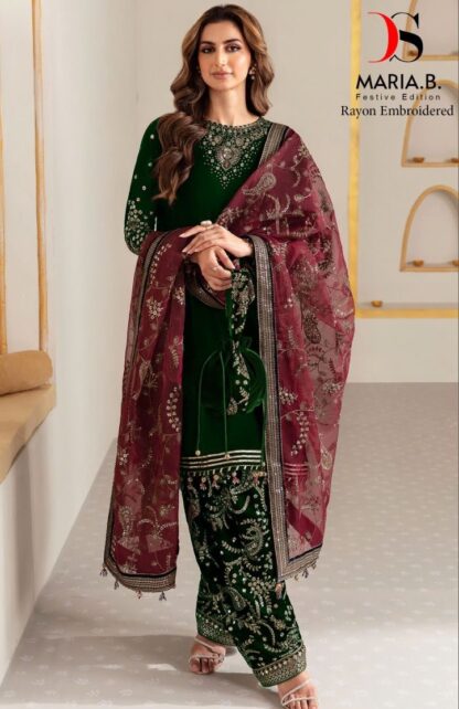 DEEPSY MARIAB RAYON FESTIVE EDITION 3184 C PAKISTANI SUITS WITH PRICE