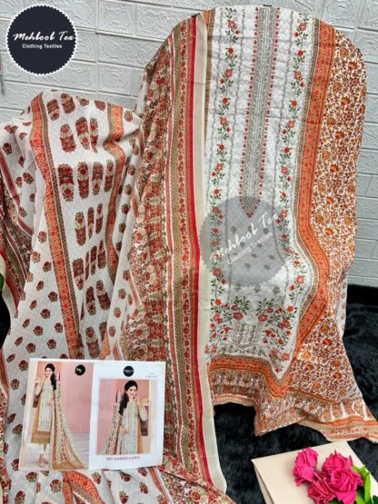 MEHBBOB TEX 1037 BIN SAEED LAWN COLLECTION PAKISTANI SUITS AT BEST PRICE