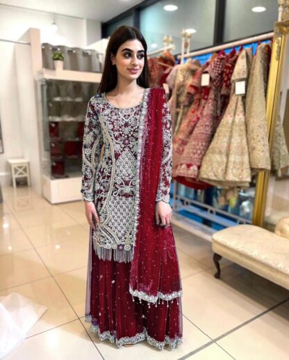 THE LIBAS COLLECTION DHK-1253 EMBROIDERY WORK TOP PLAZZO WITH DUPATTA ONLINE BEST QUALITY PAKISTANI SUITS, ONLINE SHOPPING SUITS, PAKISTANI SALWAR KAMEEZ, PAKISTANI SUITS AT MANUFACTURER PRICE, PAKISTANI SUITS BEST PRICE, PAKISTANI SUITS IN SURAT, PAKISTANI SUITS ONLINE SHOPPING, THE LIBAS COLLECTION DHK-1253 EMBROIDERY  READYMADE, Salwar Kameez, Single, Suits, THE LIBAS COLLECTION