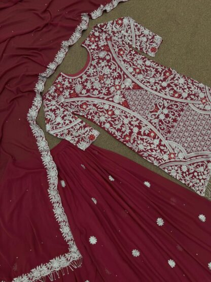 THE LIBAS COLLECTION DHK-1253 EMBROIDERY WORK TOP PLAZZO WITH DUPATTA ONLINE BEST QUALITY PAKISTANI SUITS, ONLINE SHOPPING SUITS, PAKISTANI SALWAR KAMEEZ, PAKISTANI SUITS AT MANUFACTURER PRICE, PAKISTANI SUITS BEST PRICE, PAKISTANI SUITS IN SURAT, PAKISTANI SUITS ONLINE SHOPPING, THE LIBAS COLLECTION DHK-1253 EMBROIDERY  READYMADE, Salwar Kameez, Single, Suits, THE LIBAS COLLECTION