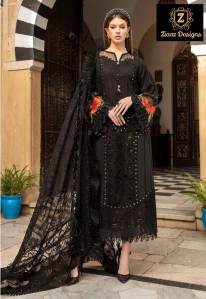 ZIAAZ DESIGNS 571 A PAKISTANI SUITS WHOLESALER SURAT