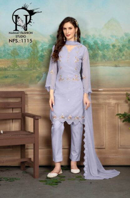 NAIMAT NFS 1115 PAKISTANI KURTI ONLINE WHOLESALER