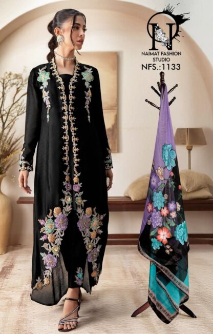 NAIMAT NFS 1133 PAKISTANI KURTI AT BEST PRICE