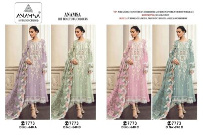 ANAMSA 240 A TO 240 D PAKISTANI SUITS ONLINE SHOPPING