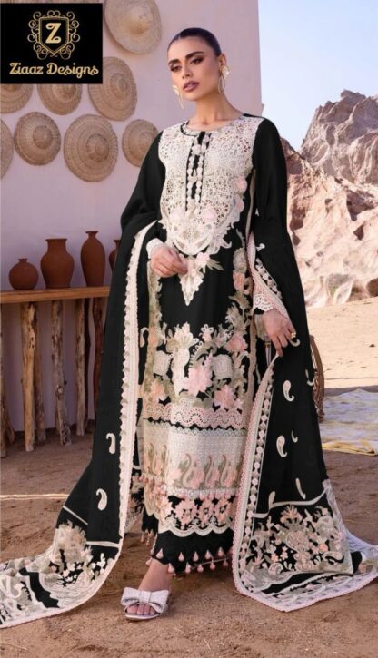 ZIAAZ DESIGNS 533 B PAKISTANI SUITS MANUFACTURER