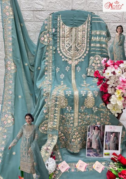 MOTIFZ 554 A TO 554 D PAKISTANI SUITS WHOLESALER