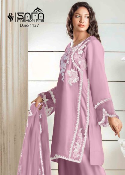 SAFA FASHION FAB 1127 PAKISTANI KURTIS WHOLESALER SURAT KURTIS BEST PRICE, KURTIS MANUFACTURER, KURTIS WHOLESALER, SAFA FASHION FAB 1127 PAKISTANI KURTIS WHOLESALER SURAT  PAKISTANI KURTIS, Pakistani Suits, SAFA FASHION FAB, Single, Suits, ZIAAZ DESIGNER