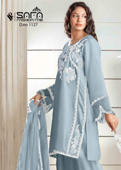 SAFA FASHION FAB 1127 PAKISTANI KURTIS WHOLESALER SURAT KURTIS BEST PRICE, KURTIS MANUFACTURER, KURTIS WHOLESALER, SAFA FASHION FAB 1127 PAKISTANI KURTIS WHOLESALER SURAT  PAKISTANI KURTIS, Pakistani Suits, SAFA FASHION FAB, Single, Suits, ZIAAZ DESIGNER