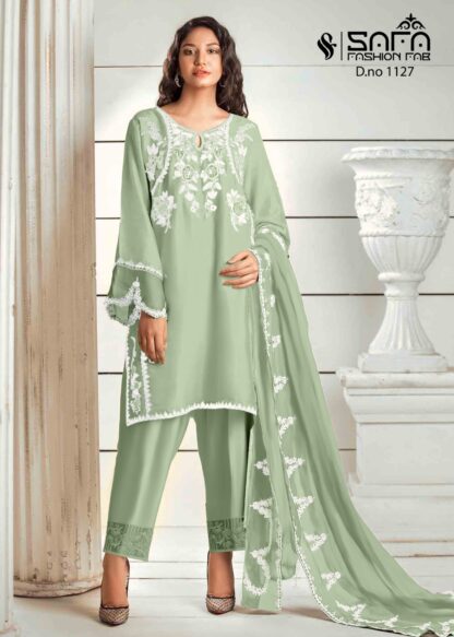 SAFA FASHION FAB 1127 PAKISTANI KURTIS WHOLESALER SURAT KURTIS BEST PRICE, KURTIS MANUFACTURER, KURTIS WHOLESALER, SAFA FASHION FAB 1127 PAKISTANI KURTIS WHOLESALER SURAT  PAKISTANI KURTIS, Pakistani Suits, SAFA FASHION FAB, Single, Suits, ZIAAZ DESIGNER