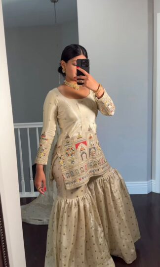 THE LIBAS NSR-811 PURE CHINNON SILK VPLAZZO SET ONLINE WHOLESALETHE LIBAS NSR-811PURE CHINNON SILK VPLAZZO SET ONLINE WHOLESALE