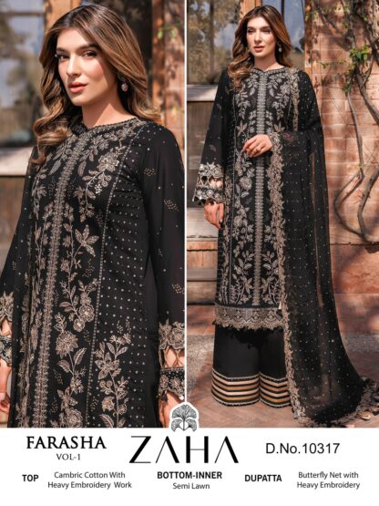 ZAHA 10317 FARASHA VOL 1 PAKISTANI SUITS LATEST COLLECTION