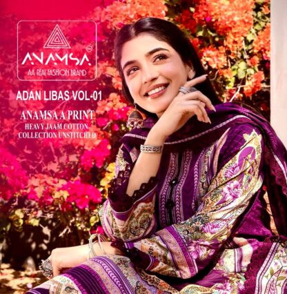 ANAMSA ADAN LIBAS VOL-01 457 PAKISTANI SUITS AT BEST PRICE