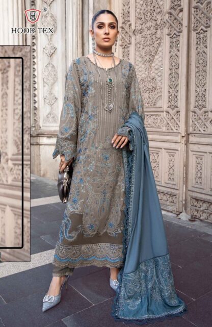HOOR TEX H 287 A HEAVY RAYON DESIGNER PAKISTANI SUITS WITH PRICE BEST QUALITY PAKISTANI SUITS, HOOR TEX H 287 A HEAVY RAYON, PAKISTANI SUITS AT MANUFACTURER PRICE, PAKISTANI SUITS BEST PRICE, PAKISTANI SUITS COLLECTION, PAKISTANI SUITS ONLINE SHOPPING, PAKISTANI SUITS ONLINE SHOPPING IN INDIA, PAKISTANI SUITS WHOLESALE  FEPIC ROSEMEEN, Pakistani Suits, READYMADE, Salwar Kameez, SHREE FABS, Single, Suits