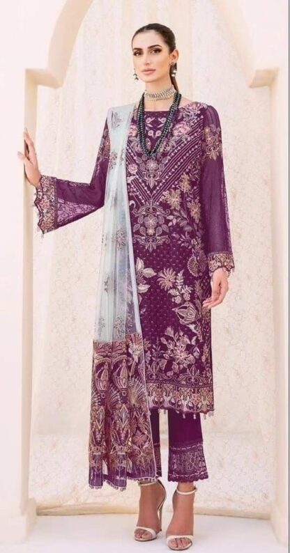 MUSHQ M 257 A DESIGNER PAKISTANI SUITS ONLINE