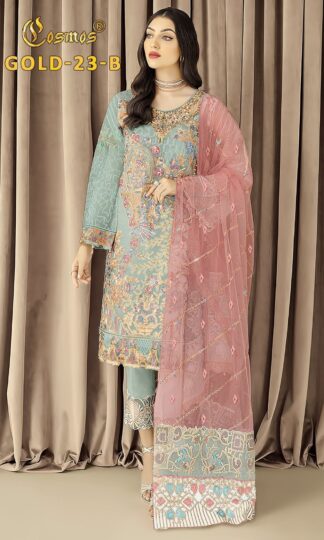 COSMOS GOLD 23 B PAKISTANI SUITS IN INDIACOSMOS GOLD 23 B PAKISTANI SUITS IN INDIA