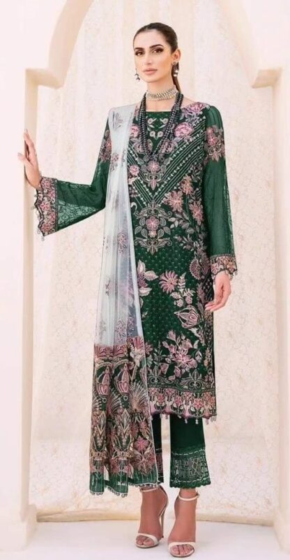 MUSHQ M 257 C PAKISTANI SUITS WHOLESALER