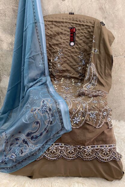 HOOR TEX H 287 D HEAVY RAYON PAKISTANI SUITS WITH PRICE - Image 2