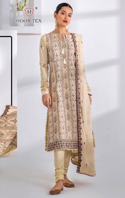 HOOR TEX H 298 COTTON WHOLESALE OF PAKISTANI SUITS