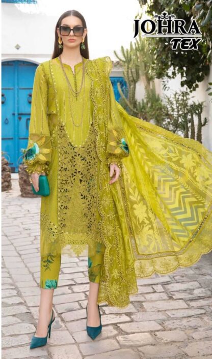 JOHRA TEX 141 COTTON PAKISTANI SUITS MANUFACTURER IN SURAT