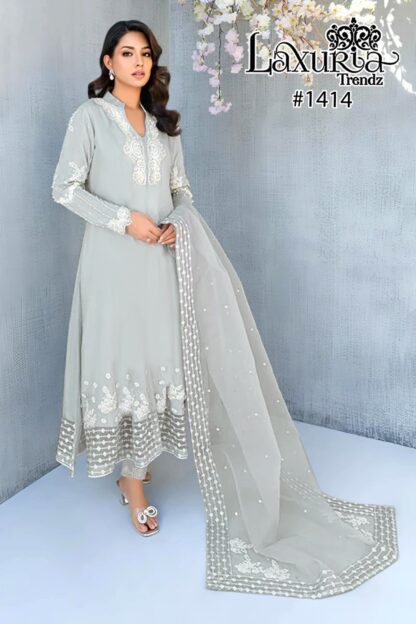 LAXURIA TRENDZ 1414 PAKISTANI KURTIS MANUFACTURER IN SURAT