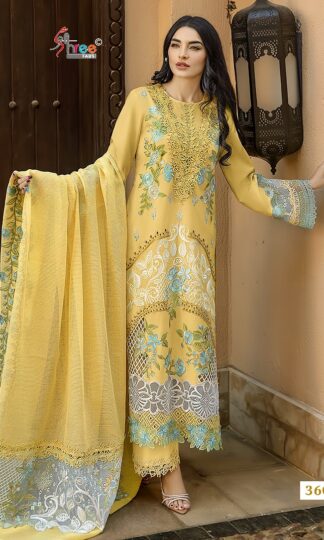 SHREE FABS 3602 RANG RASIYA COLOR EDITION 2024 PAKISTANI SUITSSHREE FABS 3602 RANG RASIYA COLOR EDITION 2024 PAKISTANI SUITS