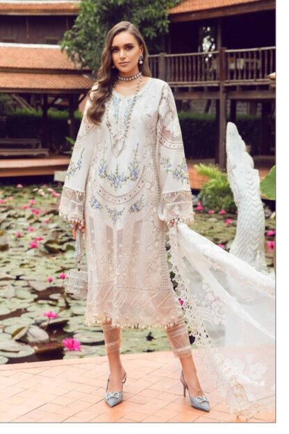 DINSAA SUITS 263 MARIA B LAWN VOL 1 PAKISTANI SUITS SINGLE PIECE