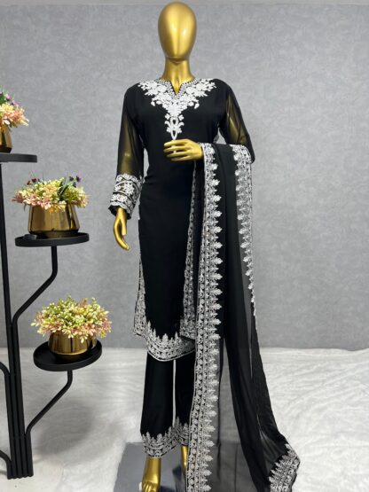 THE LIBAS JD 531 BLACK SALWAR SUITS ONLINE SHOPPING