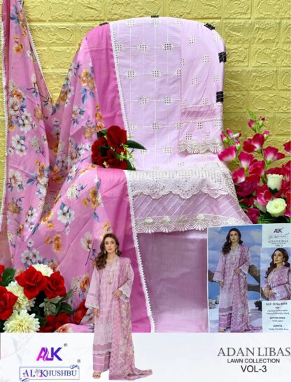 AL KHUSHBU 4094 ADAN LIBAS VOL 3 PAKISTANI SUITS SINGLE PIECE