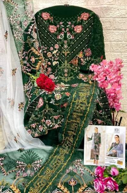 MUSHQ M 257 C PAKISTANI SUITS WHOLESALER