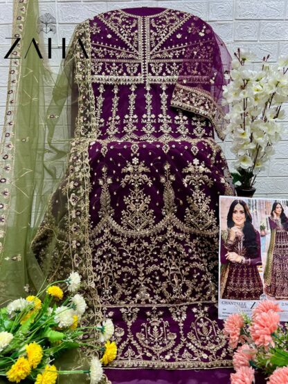 ZAHA CHANTELLE VOL 6 10348 B PAKISTANI SUITS WHOLESALER FROM SURAT