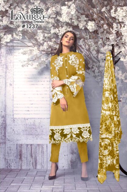 LAXURIA TRENDZ 1237 YELLOW KURTIS AT BEST PRICE