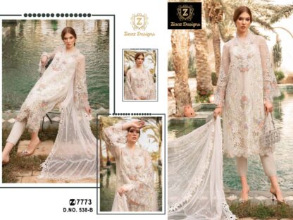 ZIAAZ DESIGN 538 B SEMI STITCHED PAKISTANI SUITS ONLINE INDIA