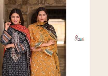 SHREE FABS BIN SAEED LAWN COLLECTION VOL-13 13005 PAKISTANI SUITS DESIGN 2024