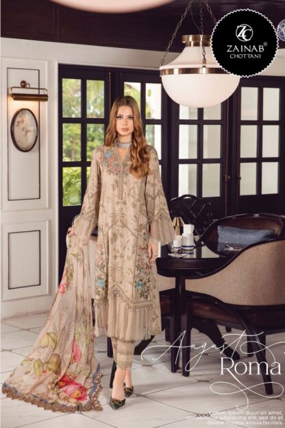 ZAINAB CHOTTANI M PRINTS SPRING SUMMBER 23 VOL 05 5003 SALWAR KAMEEZ ONLINE