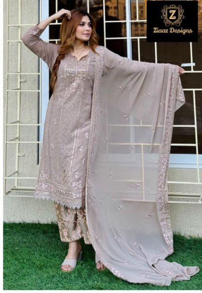 ZIAAZ DESIGNS 487 PAKISTANI SUITS BEST PRICE