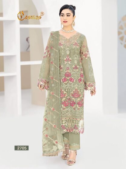 COSMOS AAYRA VOL 27 2705 PAKISTANI SUITS SUPPLIER