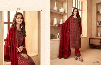 AMIRAH ELAINA 17086 BLCK RANGOLI SILK DESIGNER SALWAR KAMEEZ ONLINE