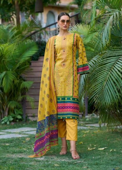 JIHAN 3437 BIN SAEED VOL 12 PAKISTANI SUITS AT WHOLESALER PRICE