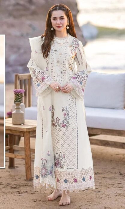 HUSNARA 1705 A CAMBRIC COTTON PAKISTANI SUITS ONLINE SHOPPING